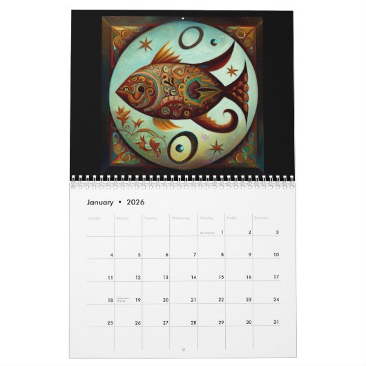 Pisces Kalender (Jan 2026)