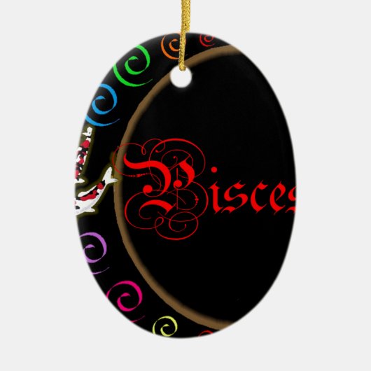 Pisces Keramik Ornament (Vorne)