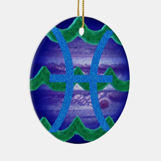 Pisces Keramik Ornament (Rechts)