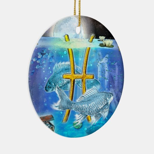 Pisces Keramikornament (Rechts)