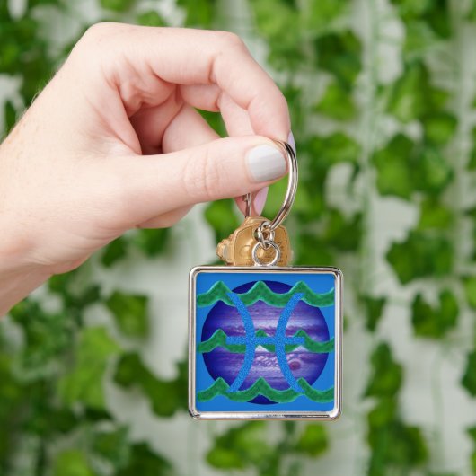 Pisces Keychain Schlüsselanhänger (Hand)