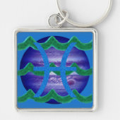 Pisces Keychain Schlüsselanhänger (Vorne)