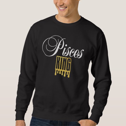 Pisces King Zodiac Sign_1 Sweatshirt (Vorderseite)