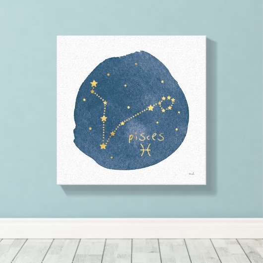 Pisces Leinwanddruck (Insitu (Holzboden))