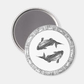 Pisces Magnet (Vorderseite/Rückseite)
