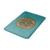 Pisces Mandala Bath Mat Badematte (Schrägansicht)