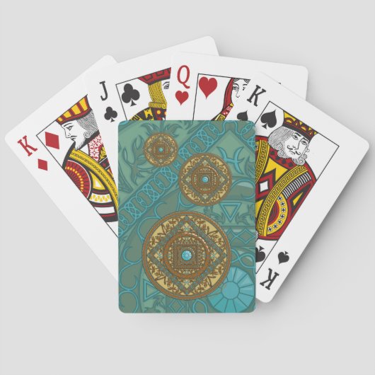 Pisces Mandala Classic Spielkarten (Rückseite)