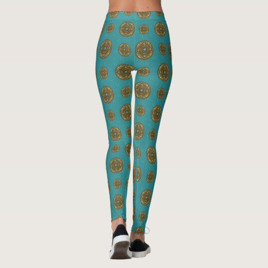 Pisces Mandala Leggings (Rückseite)