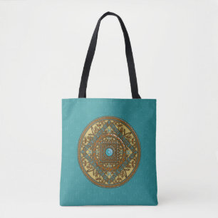 Pisces Mandala Mehrdruck-Beutel Tasche