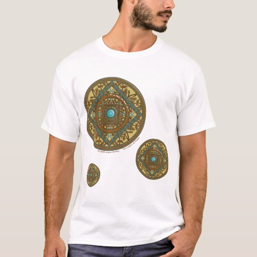 Pisces Mandala Men's Light Shirt (Vorderseite)