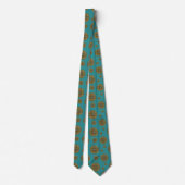 Pisces Mandala Men's Neck Tie Krawatte (Rückseite)