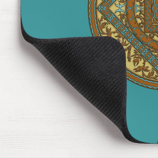 Pisces Mandala Mousepad (Ecke)