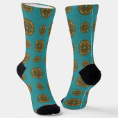 Pisces Mandala Socken (Gewinkelt)