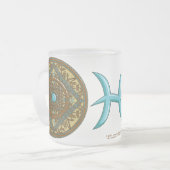 Pisces Mandala Tasse (Vorderseite Links)