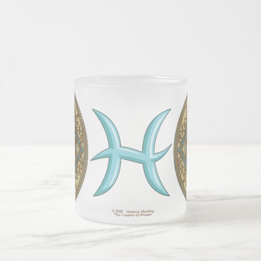 Pisces Mandala Tasse (Mittel)