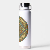 Pisces Mandala Trinkflasche (Rückseite)