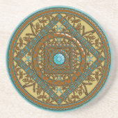 Pisces Mandala Untersetzer (Vorne)
