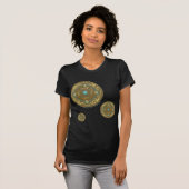 Pisces Mandala Women's Dark Shirt (Vorne ganz)