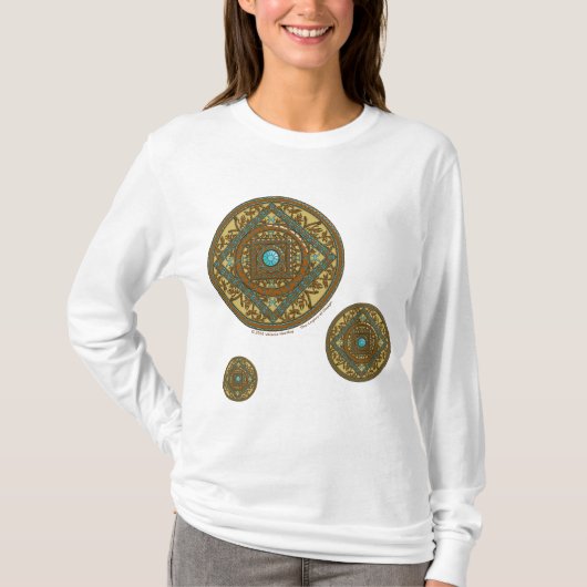 Pisces Mandala Women's Light Shirt (Vorderseite)