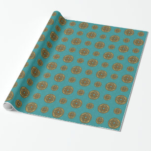 Pisces Mandala Wrapping Paper Geschenkpapier