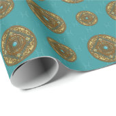 Pisces Mandala Wrapping Paper Geschenkpapier (Rolleneckpunkt)