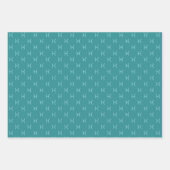 Pisces Mandala Wrapping Paper Set Geschenkpapier Set (Vorderseite 2)
