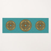 Pisces Mandala Yoga Mat Yogamatte (Vorderseite (Horizontal))