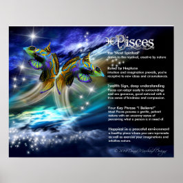 Pisces-Merkmale Poster