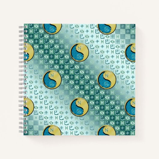 Pisces & Metal Snake Notizblock (Vorderseite)