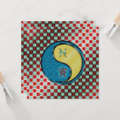 Pisces & Metal Tiger Karte (Vorderseite/Rückseite Beispiel)