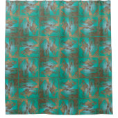 Pisces Muster Duschvorhang (Vorderseite)