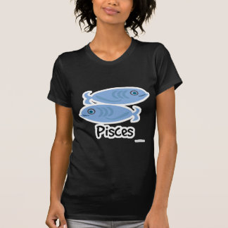 Pisces Niedlich Fish Astrologie Symbol Cartoon T-Shirt