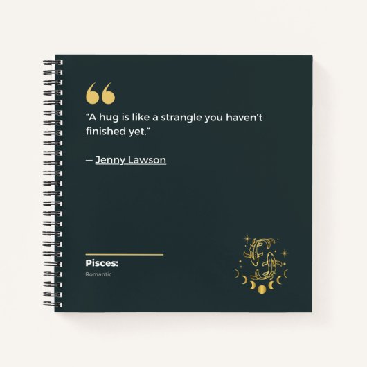 Pisces-Notebook Notizblock (Vorderseite)