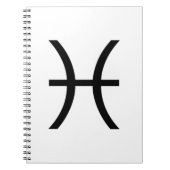 Pisces Notizblock (Vorderseite)