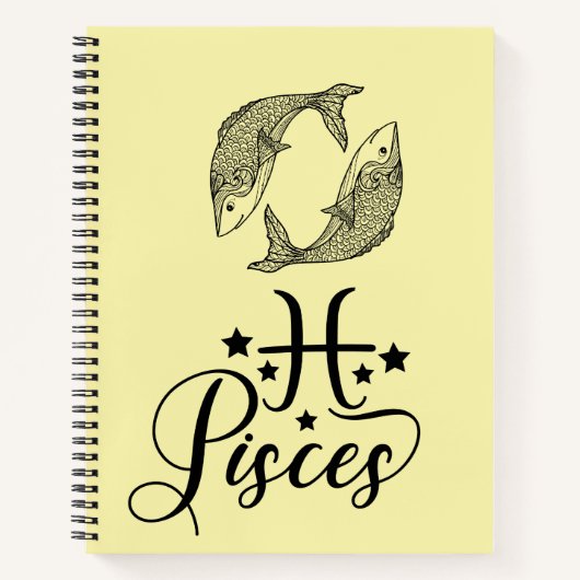 Pisces Notizblock (Vorderseite)