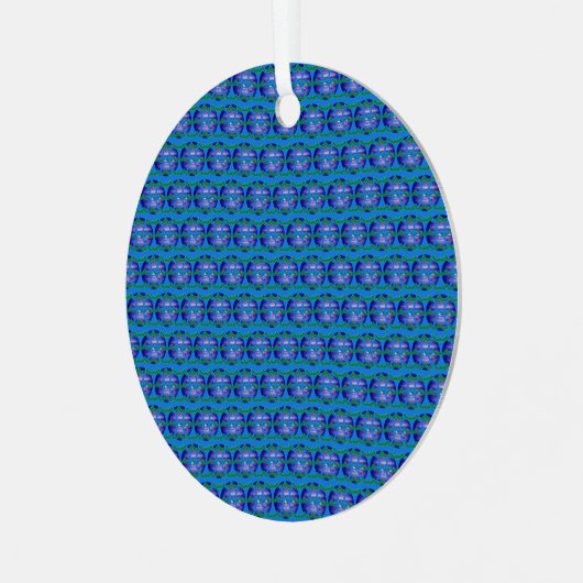 Pisces Ornament Aus Metall (Vorderseite links)