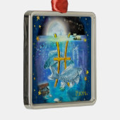 Pisces Ornament Aus Metall (Rechts)