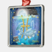 Pisces Ornament Aus Metall (Links)