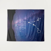 Pisces | Personalisierte Astrologie Wandteppich (Vorderseite (Horizontal))
