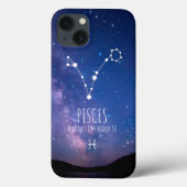 Pisces | Personalisierte Sternbilder Case-Mate iPhone Hülle (Rückseite)
