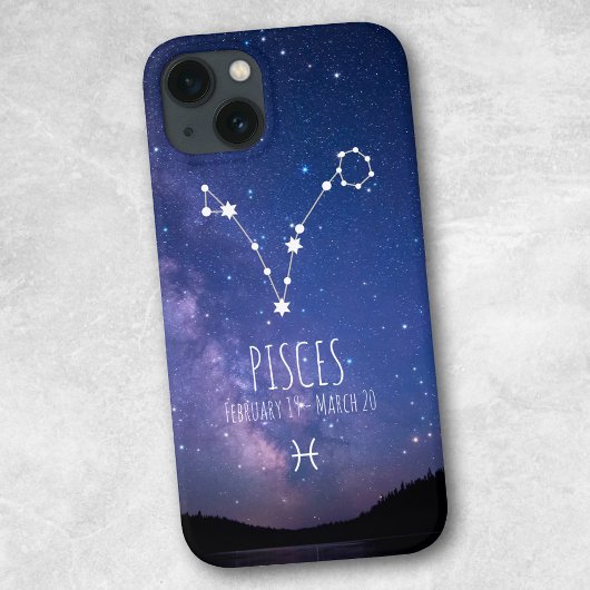 Pisces | Personalisierte Sternbilder Case-Mate iPhone Hülle