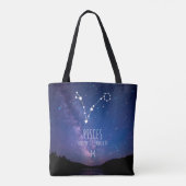 Pisces | Personalisierte Sternbilder Tasche (Rückseite)