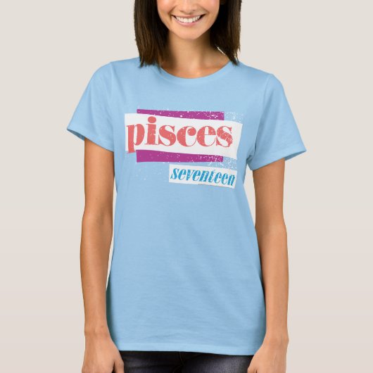 Pisces Pink T-Shirt (Vorderseite)