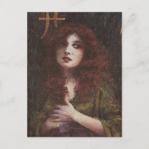 Pisces Post Card Postkarte