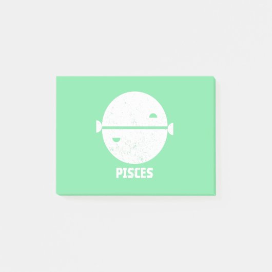Pisces Post-it Klebezettel (Vorderseite)