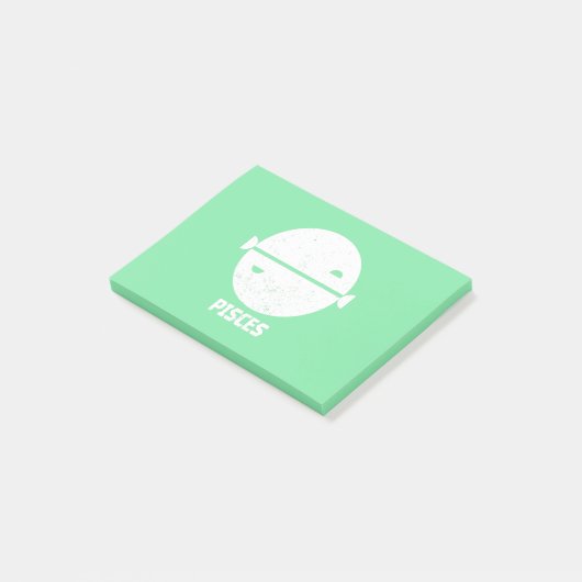 Pisces Post-it Klebezettel (angewinkelt)