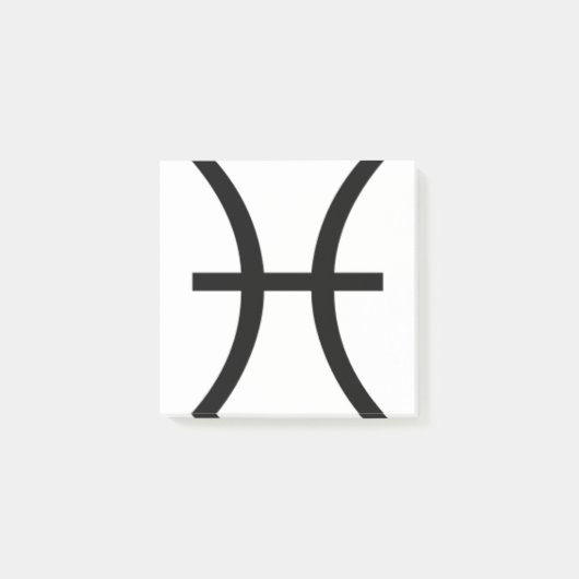 Pisces Post-it Klebezettel (Vorderseite)