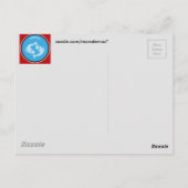 Pisces Postcard Postkarte (Rückseite)