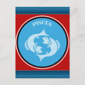 Pisces Postcard Postkarte (Vorderseite)