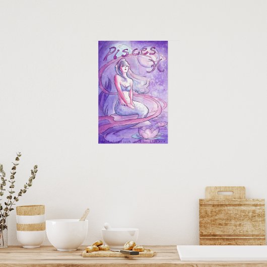Pisces Poster (Küche)